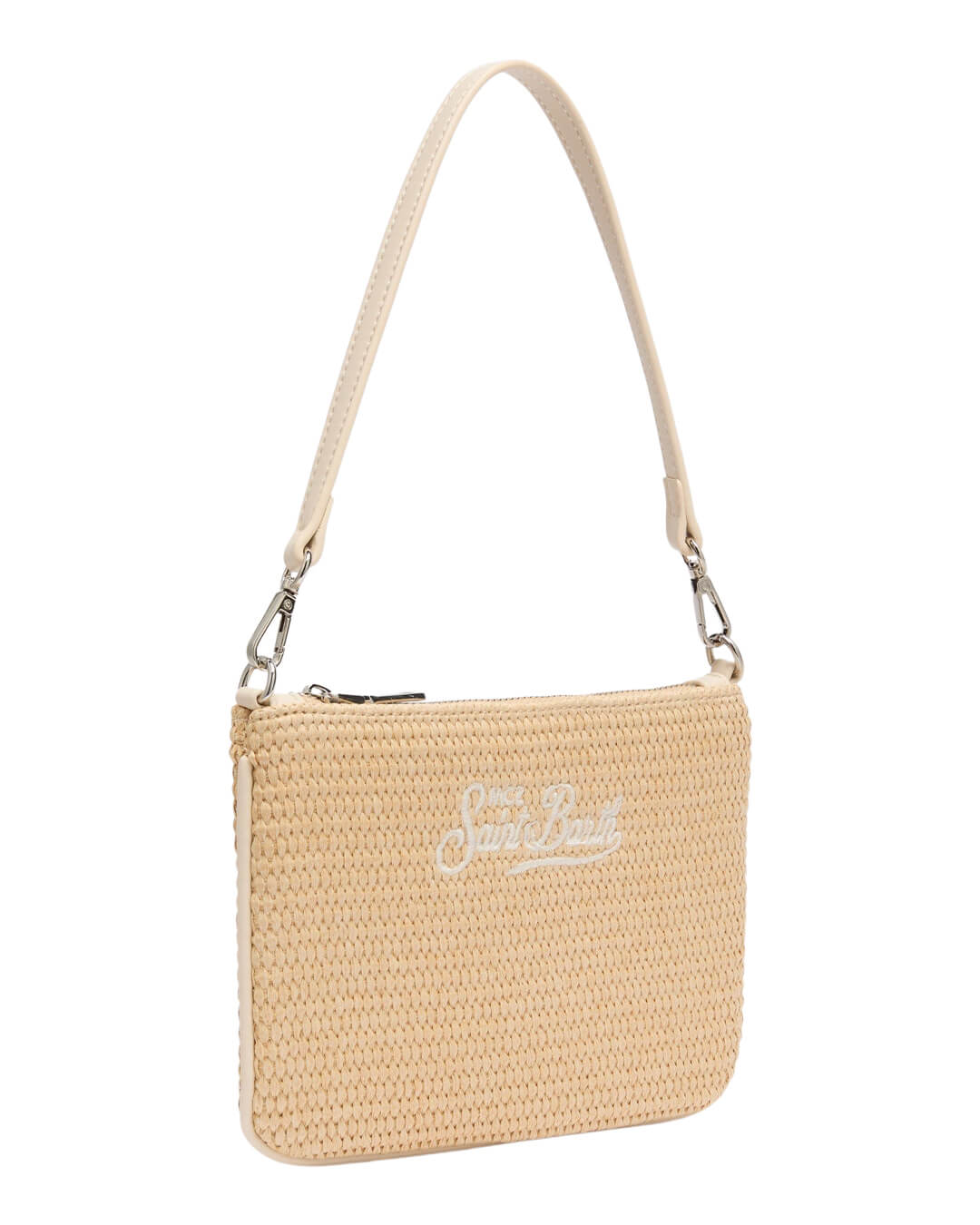 MC2 Saint Barth Bags ONE PARISIENNE MINI STRAW POCHETTE WITH SHOULDER STRAP 11 ESSENTIAL EMB 06521H