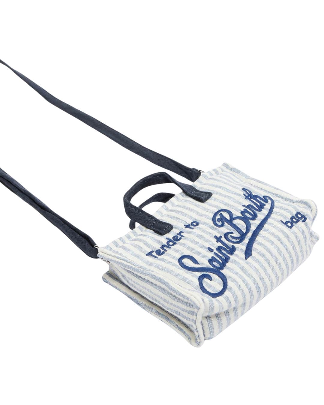 MC2 Saint Barth Bags ONE PHONE BAG LINEN STRIPES 3110 EMB 00123H