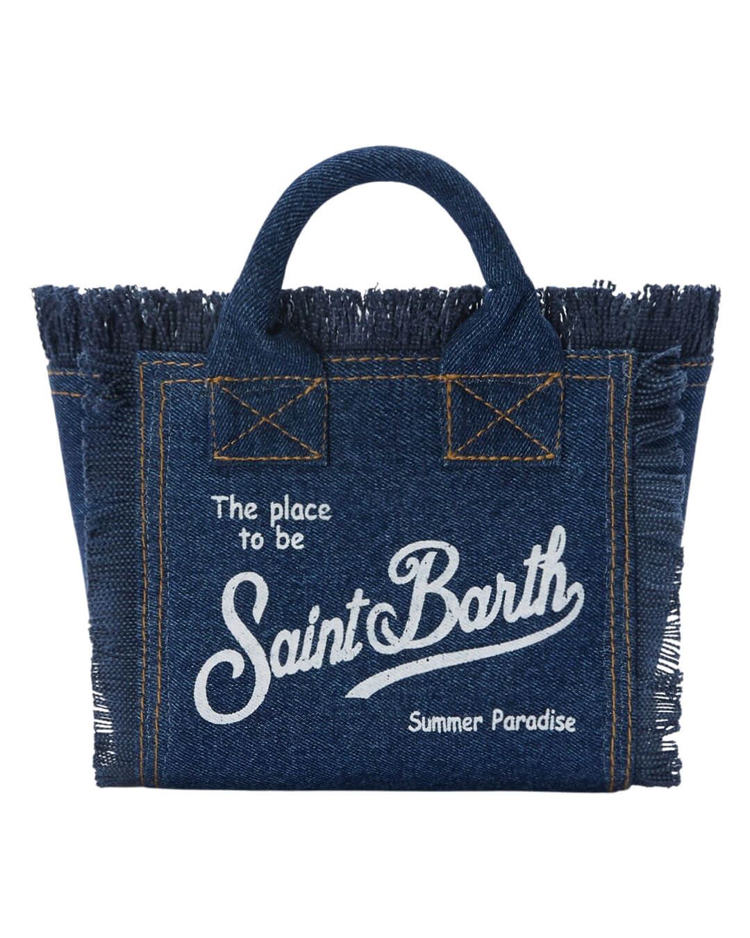 MC2 Saint Barth Bags ONE VANITY DENIM DARK  MINI SMALL BAG