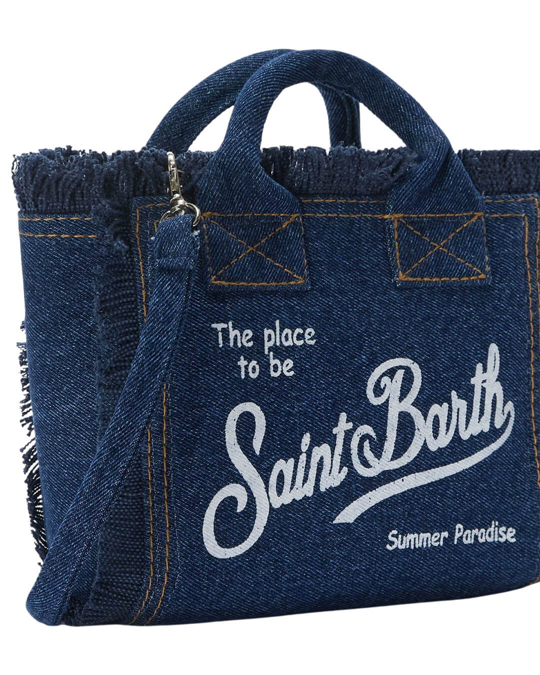 MC2 Saint Barth Bags ONE VANITY DENIM DARK  MINI SMALL BAG