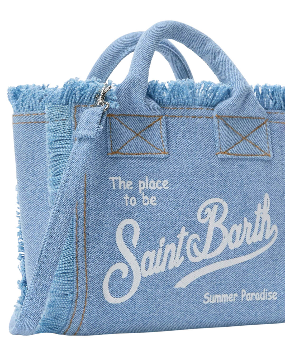 MC2 Saint Barth Bags ONE VANITY DENIM LIGHT MINI SMALL BAG