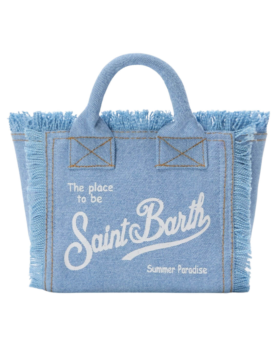 MC2 Saint Barth Bags ONE VANITY DENIM LIGHT MINI SMALL BAG