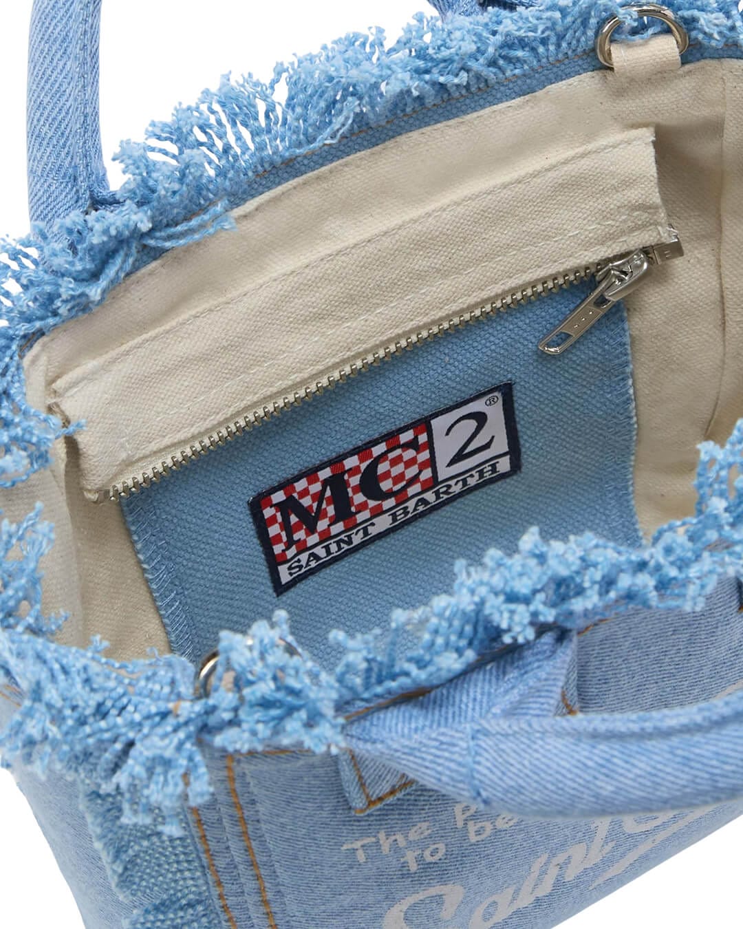 MC2 Saint Barth Bags ONE VANITY DENIM LIGHT MINI SMALL BAG