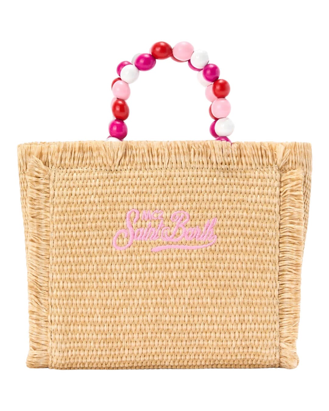 MC2 Saint Barth Bags ONE VANITY  WOOD BEADS  MINI STRAW N SMALL BAG
