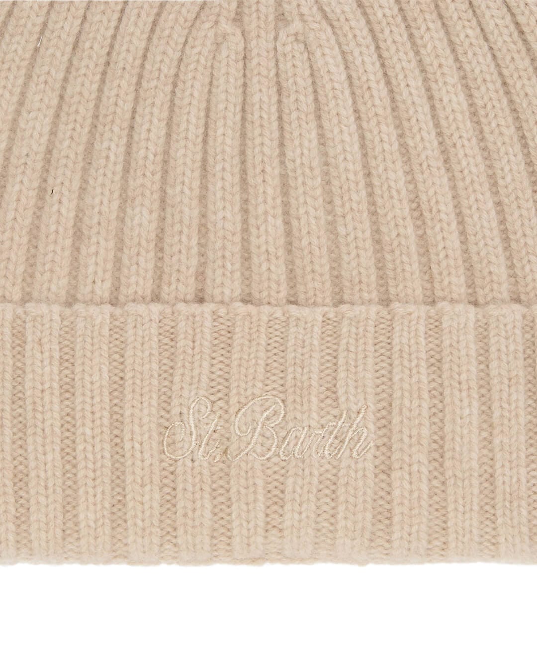 MC2 Saint Barth Beanies ONE MC2 Saint Barth Wengen Wool Knitted Cap 11 Beige 00031I