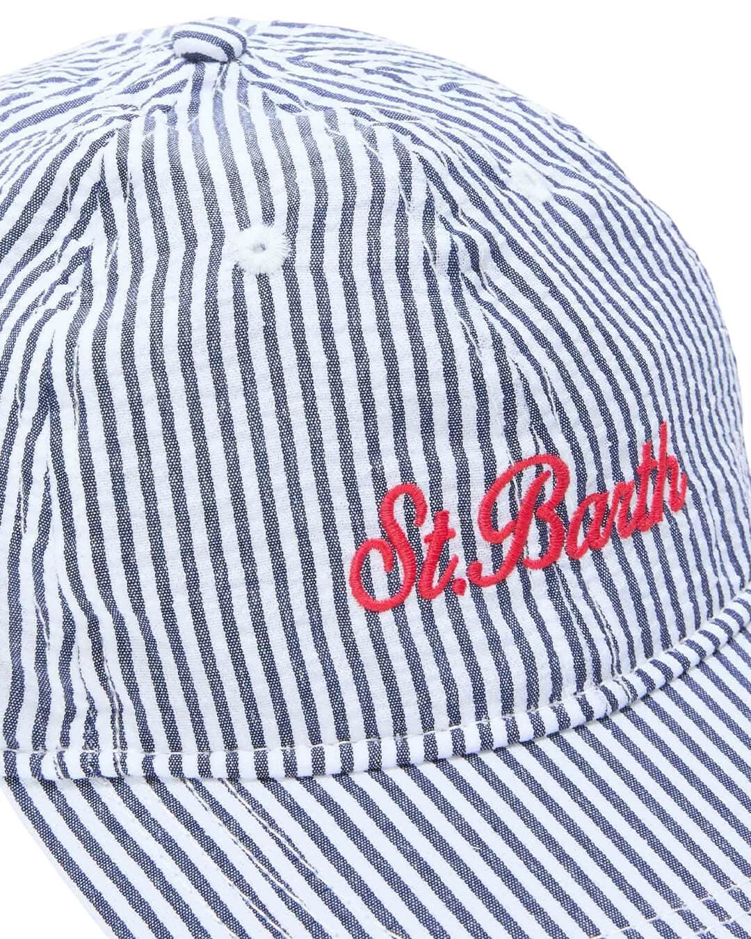 MC2 Saint Barth Caps ONE MC2  Baseball N Hat Seersucker Stripes