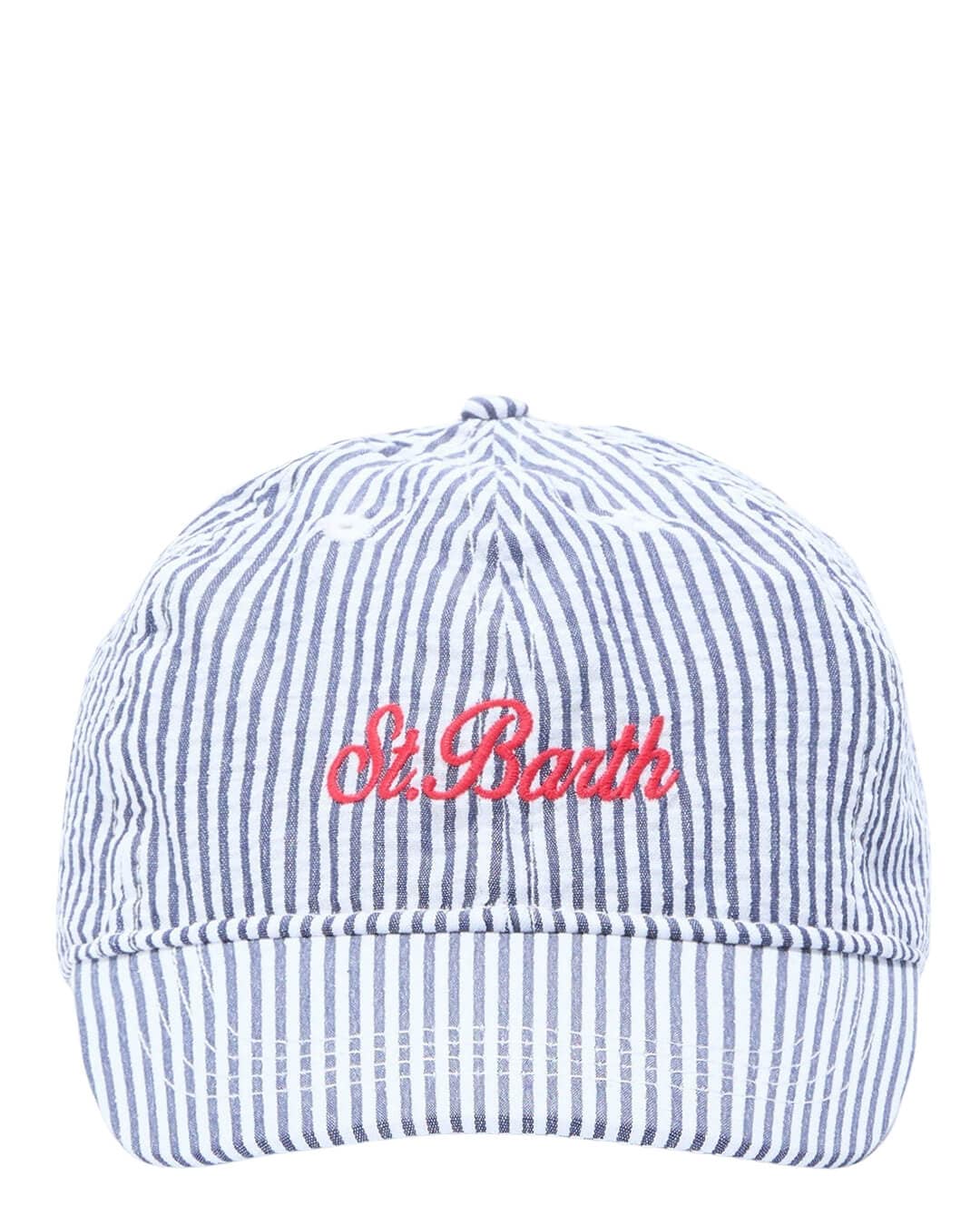 MC2 Saint Barth Caps ONE MC2  Baseball N Hat Seersucker Stripes