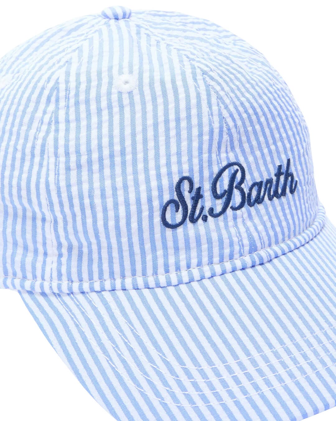 MC2 Saint Barth Caps ONE MC2 Baseball N Hat Seersucker Stripes