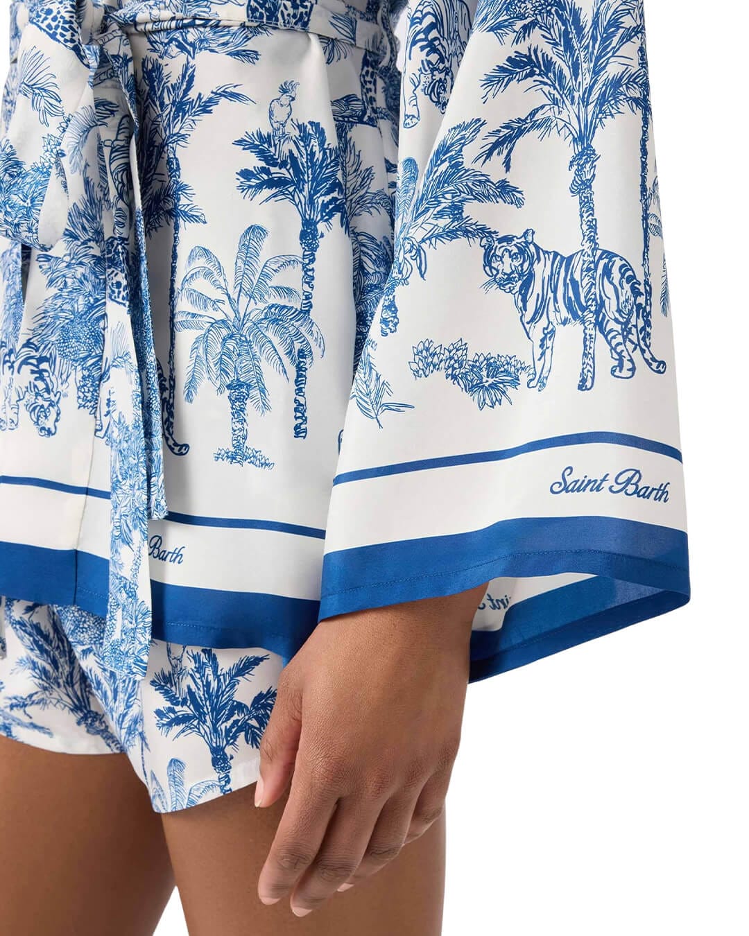MC2 Saint Barth Dresses MC2 CARLY JUNGLE OCEANIA WOMAN KIMONO