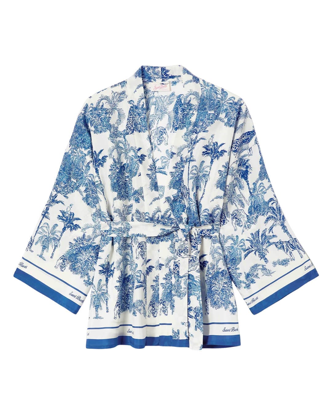 MC2 Saint Barth Dresses MC2 CARLY JUNGLE OCEANIA WOMAN KIMONO