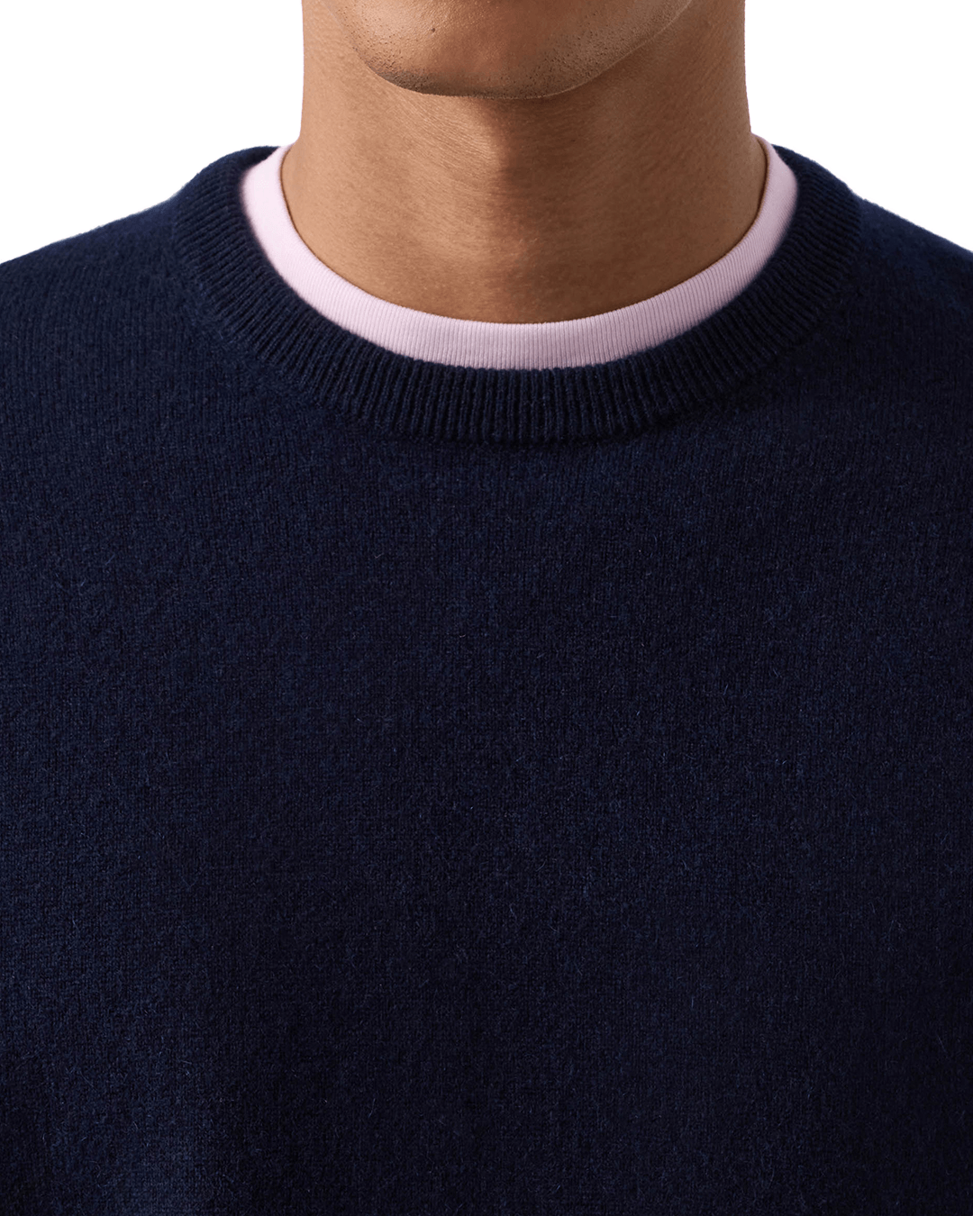 Mc2 Saint Barth Jumpers MC2 Saint Barth Night Blue Regent Cashmere Crew Neck Jumper
