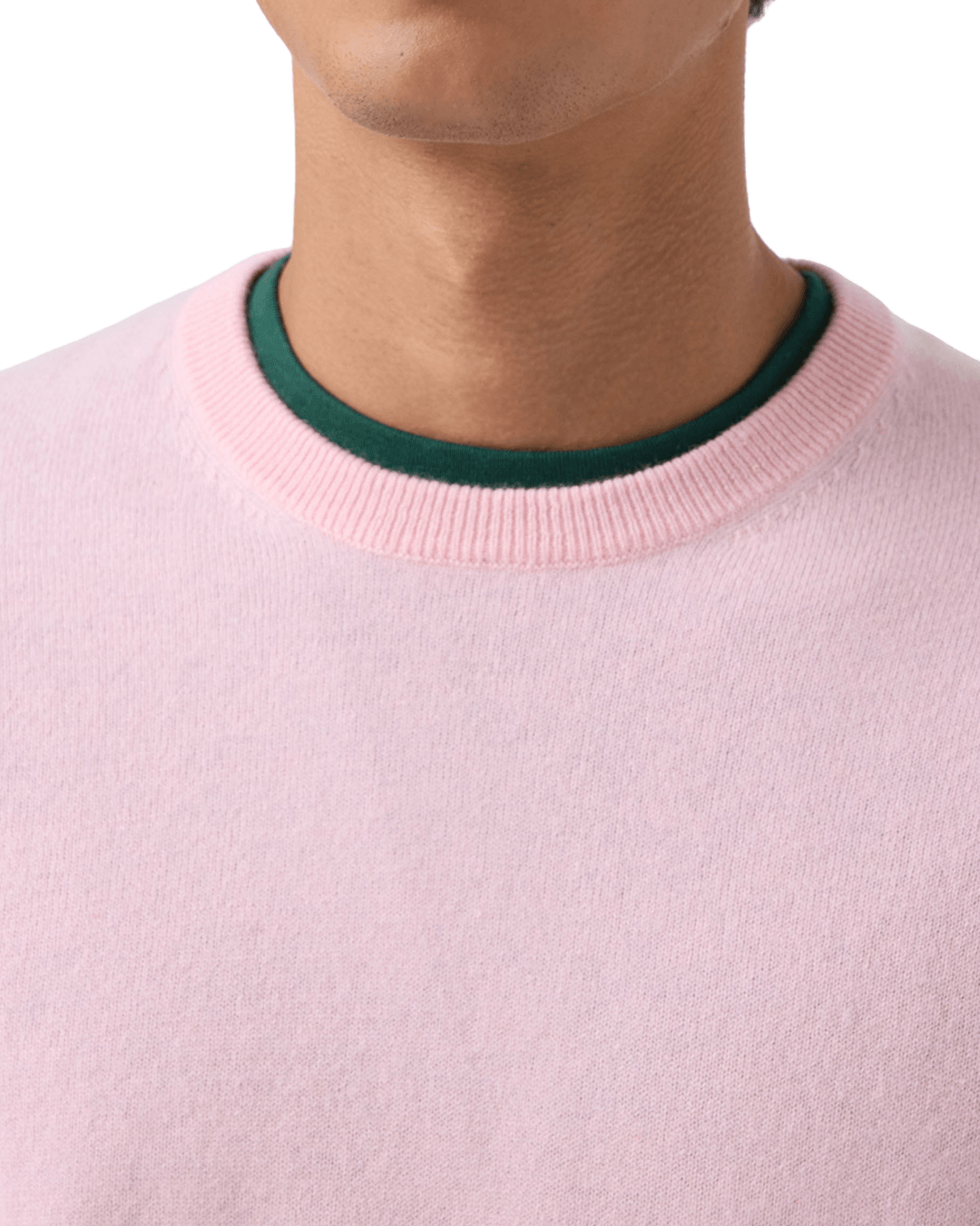 Mc2 Saint Barth Jumpers MC2 Saint Barth Pink Regent Cashmere Crew Neck Jumper
