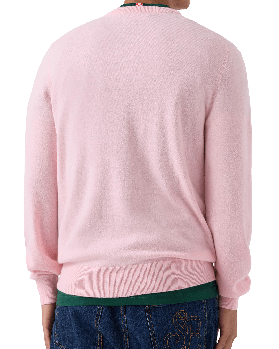 Mc2 Saint Barth Jumpers MC2 Saint Barth Pink Regent Cashmere Crew Neck Jumper