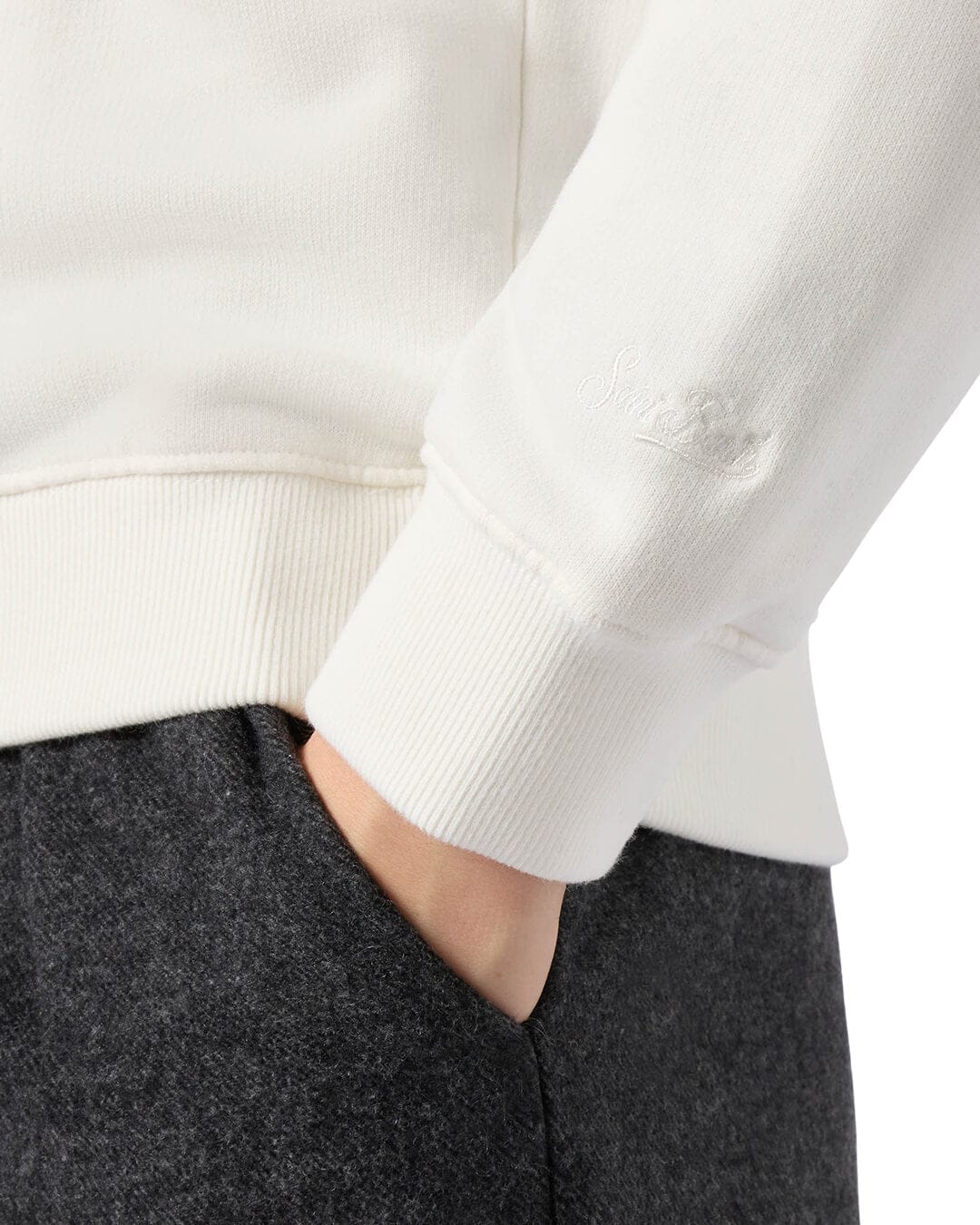 MC2 Saint Barth Jumpers MC2 Saint Barth Stardust W Woman Roundneck Sweatshirt Apres Ski Queen 10 Strass 00660I