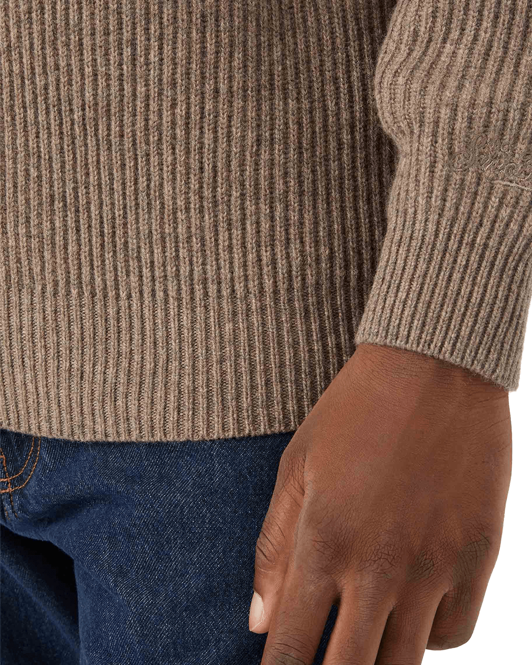 Mc2 Saint Barth Outerwear MC2 Saint Barth Nut Brown Preston Wool Knit Jacket