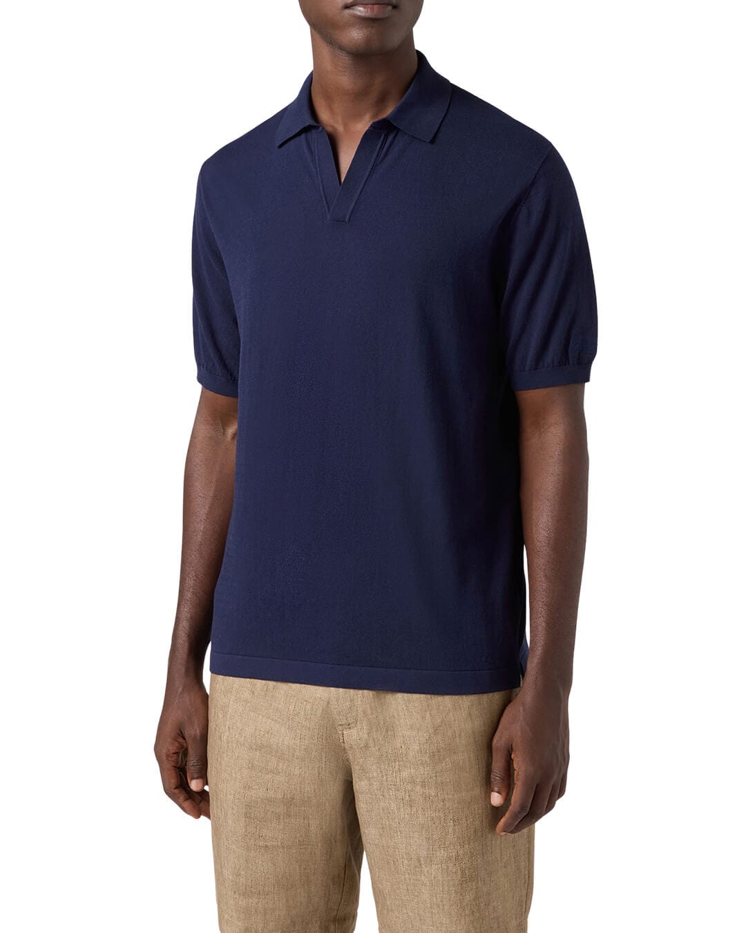 MC2 Saint Barth Polo Shirts MC2 SLOAN COTTON POLO SS 61 BLUE NAVY