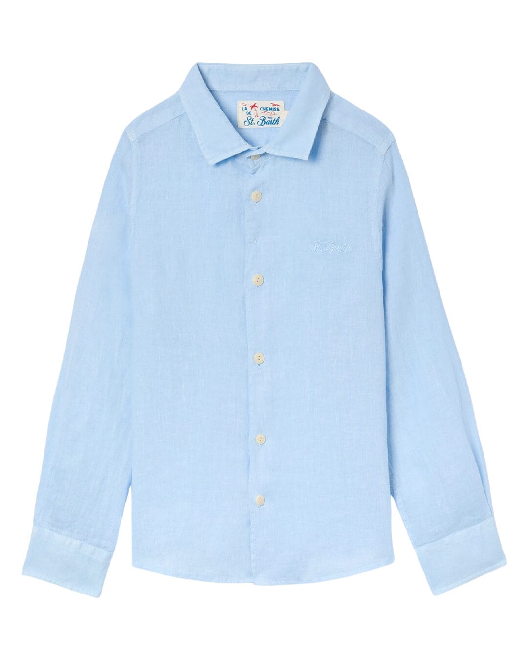 MC2 Saint Barth Shirts AGNES LIGHT BLUE CLASSIC SHIRT