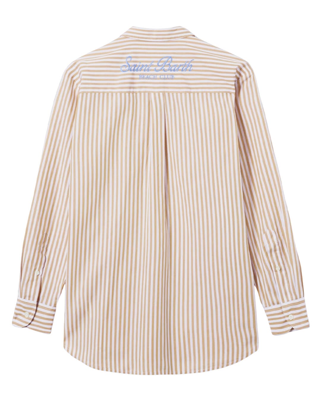 MC2 Saint Barth Shirts BRIGITTE BEIGE BEACH STRIPES SHIRT