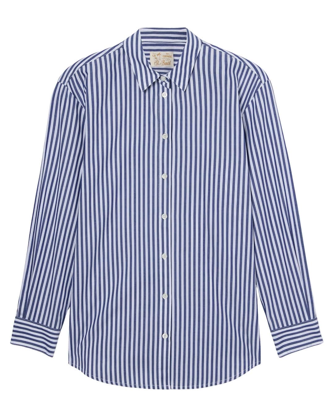 MC2 Saint Barth Shirts BRIGITTE NAVY STRIPES SHIRT