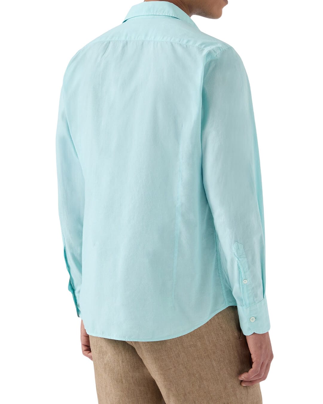 MC2 Saint Barth Shirts MC2 CHEMISE ICE COTTON VOILE SHIRT 56L WATERGREEN
