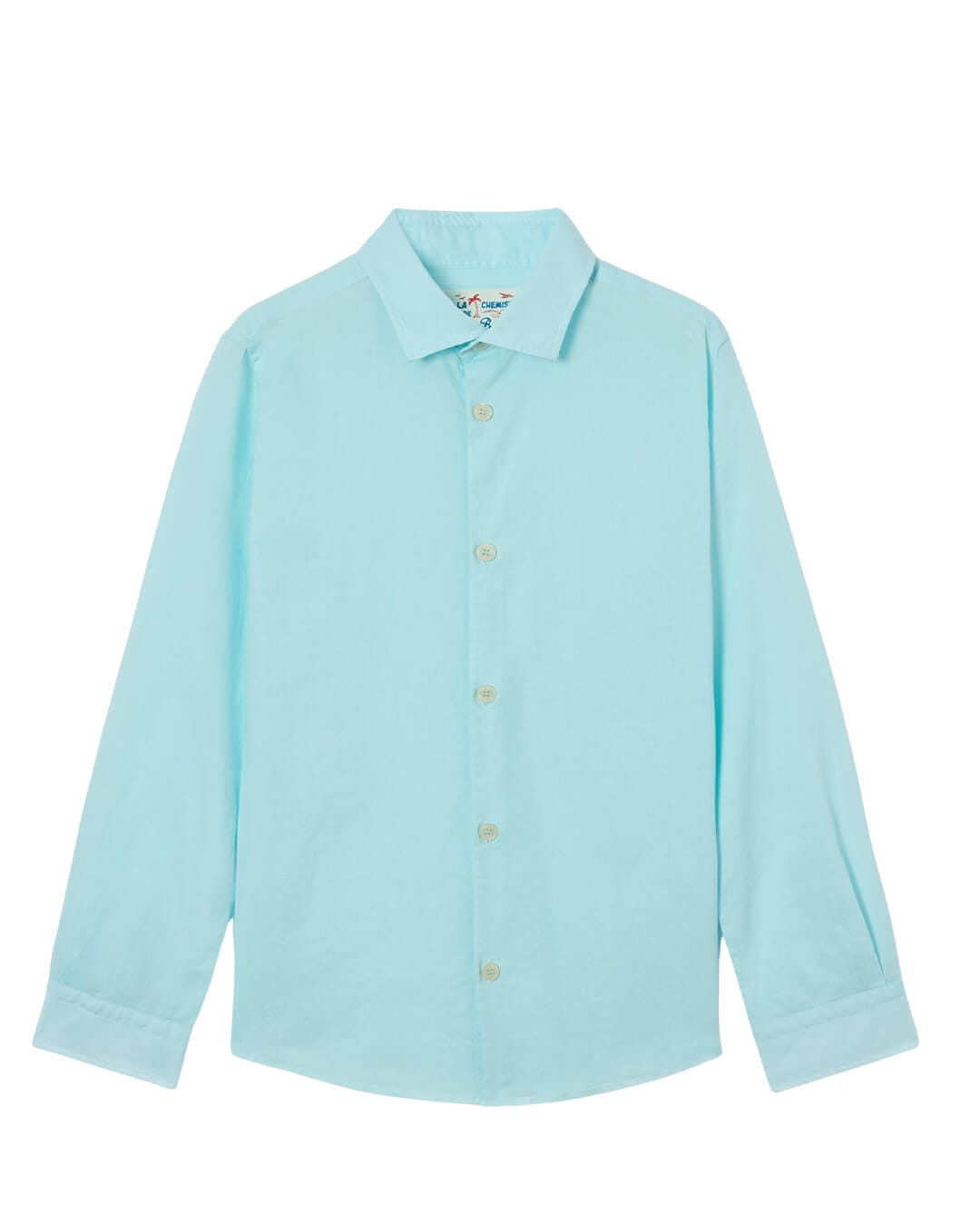 MC2 Saint Barth Shirts MC2 Chemise Ice Jr Cotton Voile Shirt 56l Watergreen