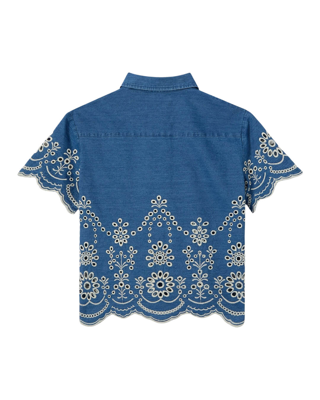 MC2 Saint Barth Shirts MC2 CLEMENTINE MORRIS FLOWER JR GIRL CROP BLOUSE