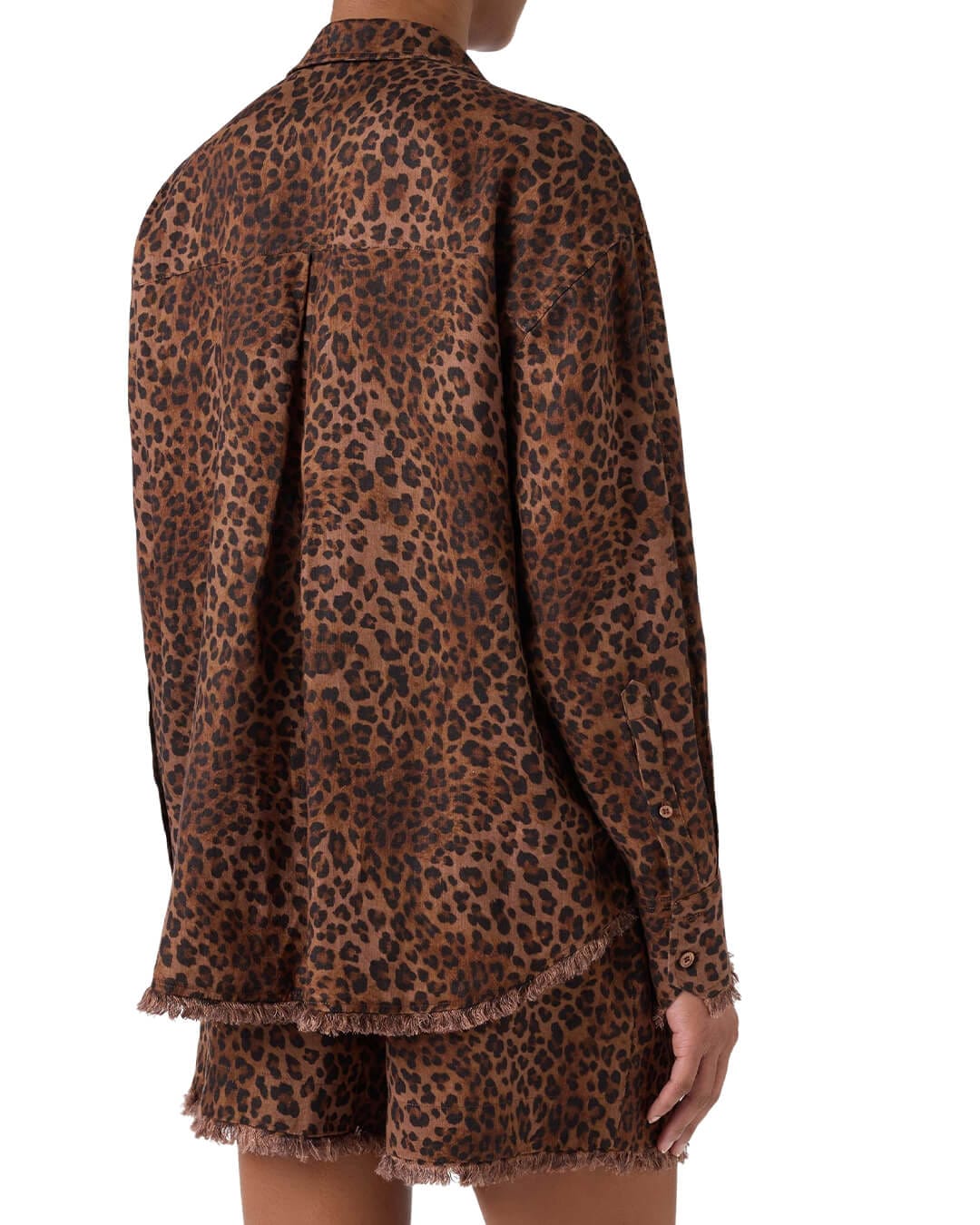 MC2 Saint Barth Shirts MC2 CRISTAL SAND LEOPARD  LS SHIRT