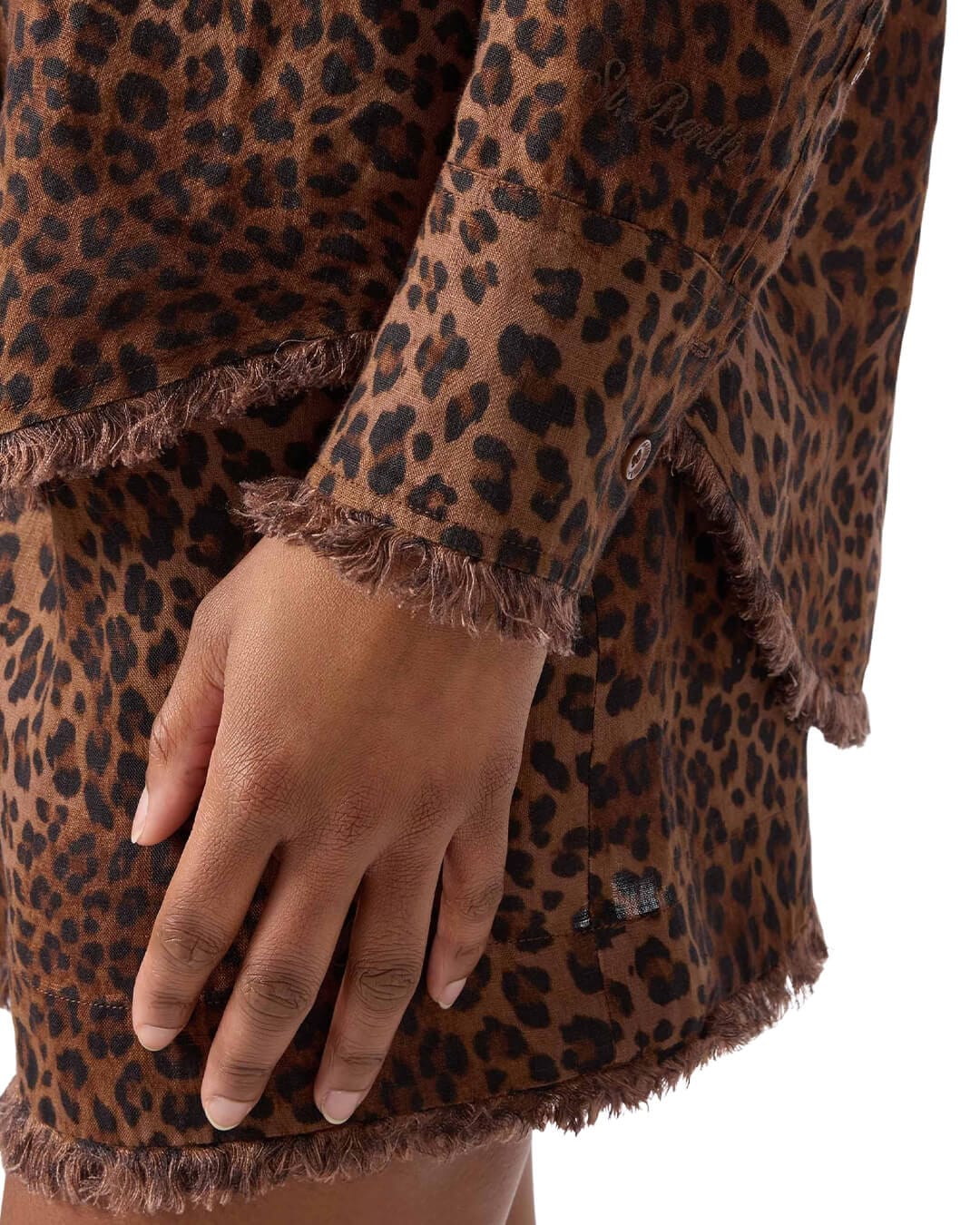 MC2 Saint Barth Shirts MC2 CRISTAL SAND LEOPARD  LS SHIRT