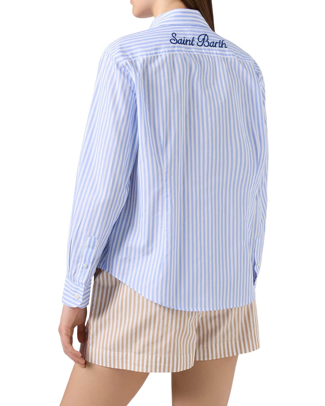 MC2 Saint Barth Shirts MC2 MEREDITH LS SHIRT COTTON SB STRIPES V 31 EMB