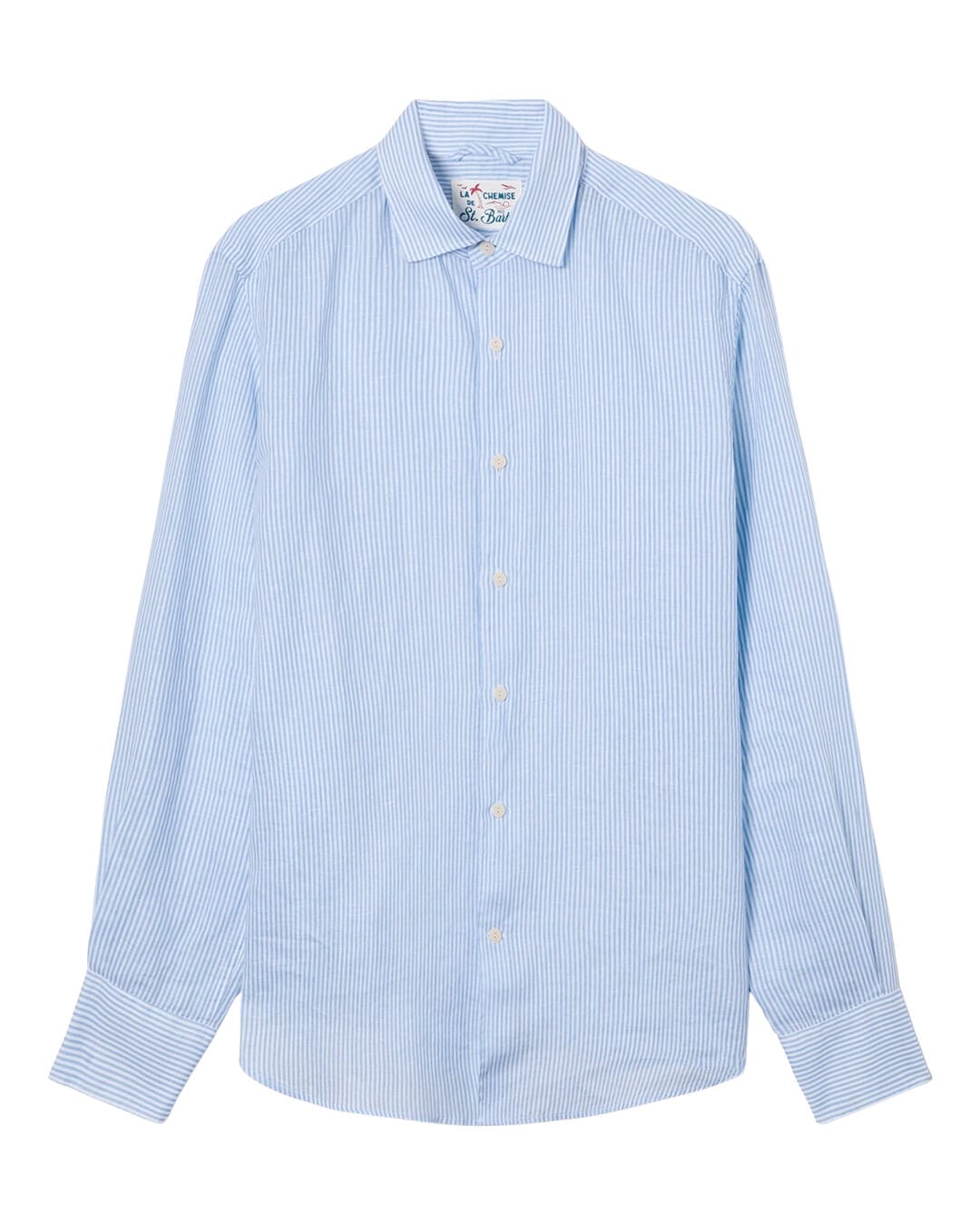 MC2 Saint Barth Shirts MC2 PAMPLONA CLASSIC SHIRT LINEN STRIPES