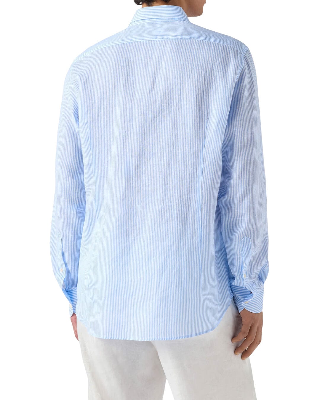 MC2 Saint Barth Shirts MC2 PAMPLONA CLASSIC SHIRT LINEN STRIPES