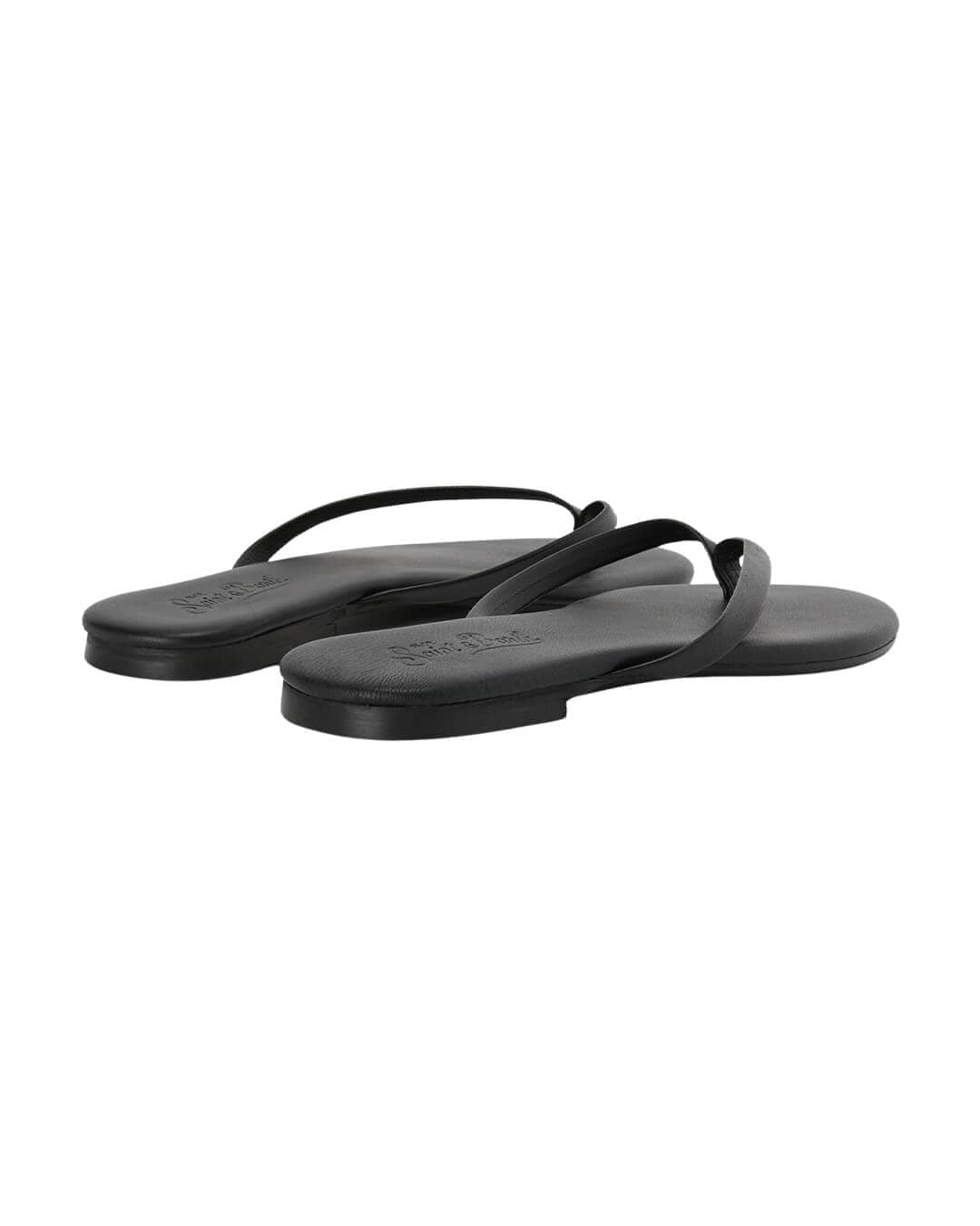 MC2 Saint Barth Shoes MC2 BLACK FLIP FLOP SANDAL