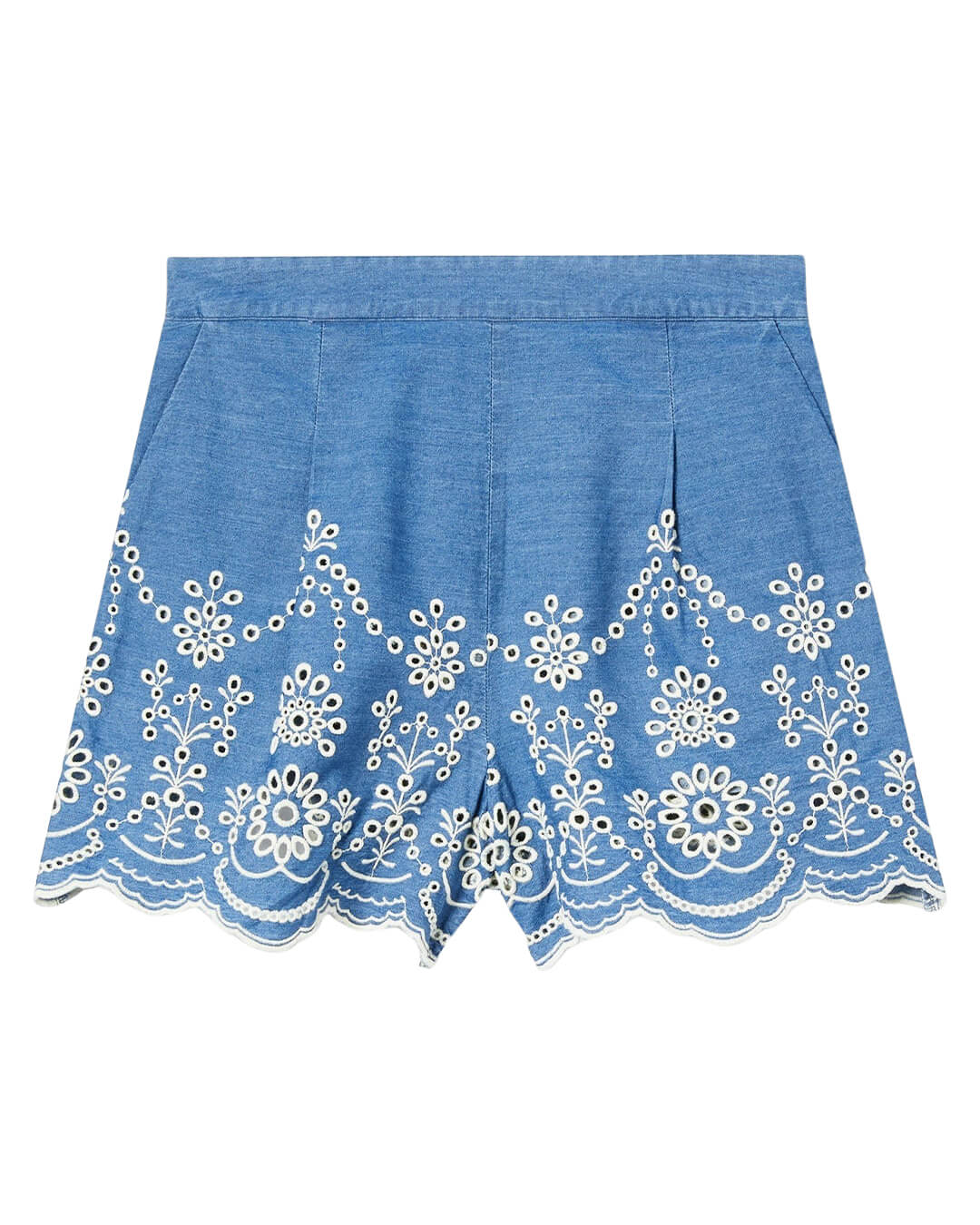 MC2 Saint Barth Shorts AMANI CHAMBRAY MORRIS FLOWER  SHORTS