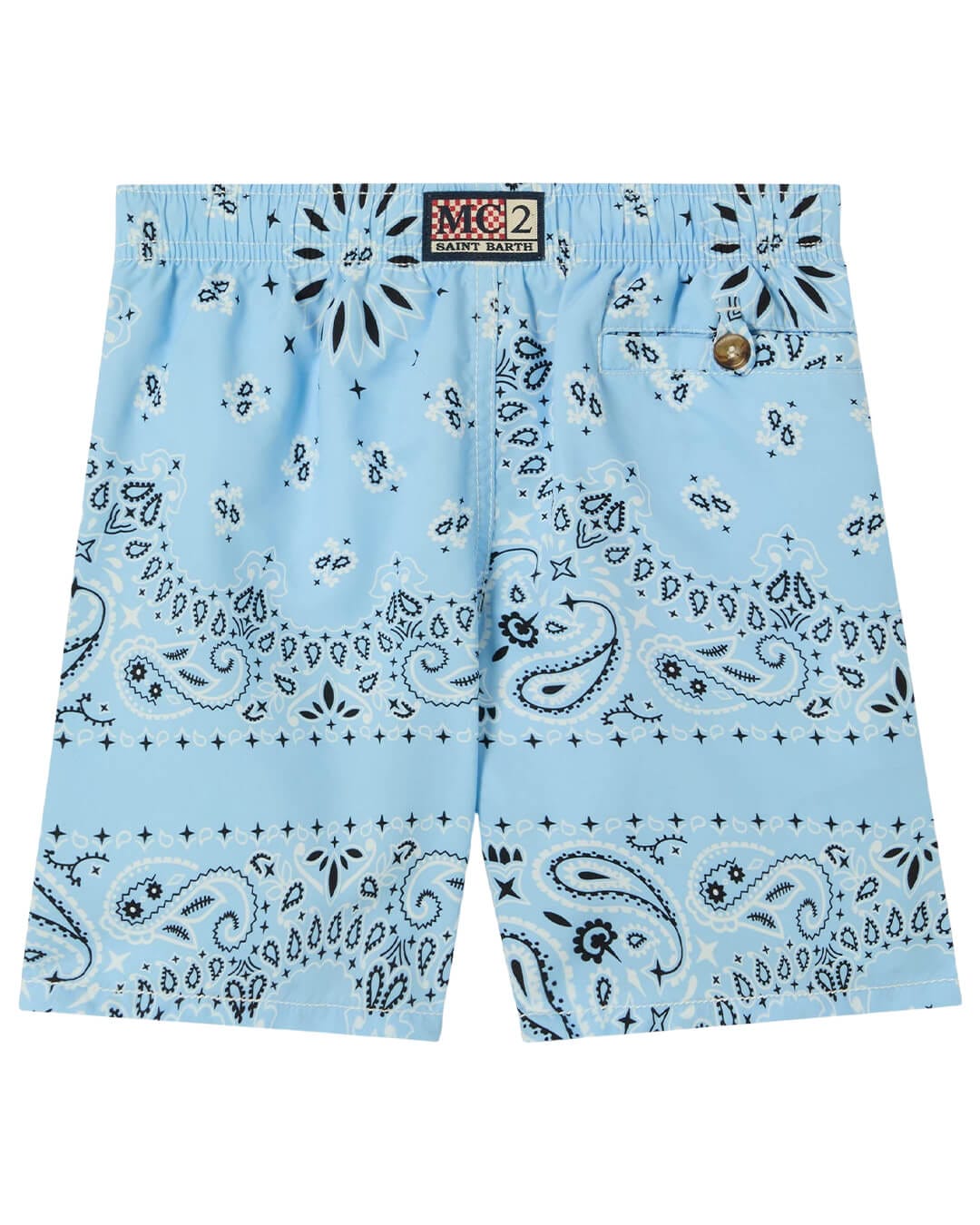 MC2 Saint Barth Swimwear CAPRESE  BANDANNA JR SWIM SHORT