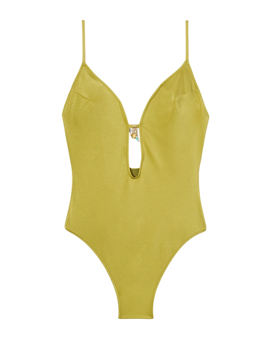 MC2 Saint Barth Swimwear CRUNCHY GREN  ROUND NECK ONEPIECE SWIMSUIT