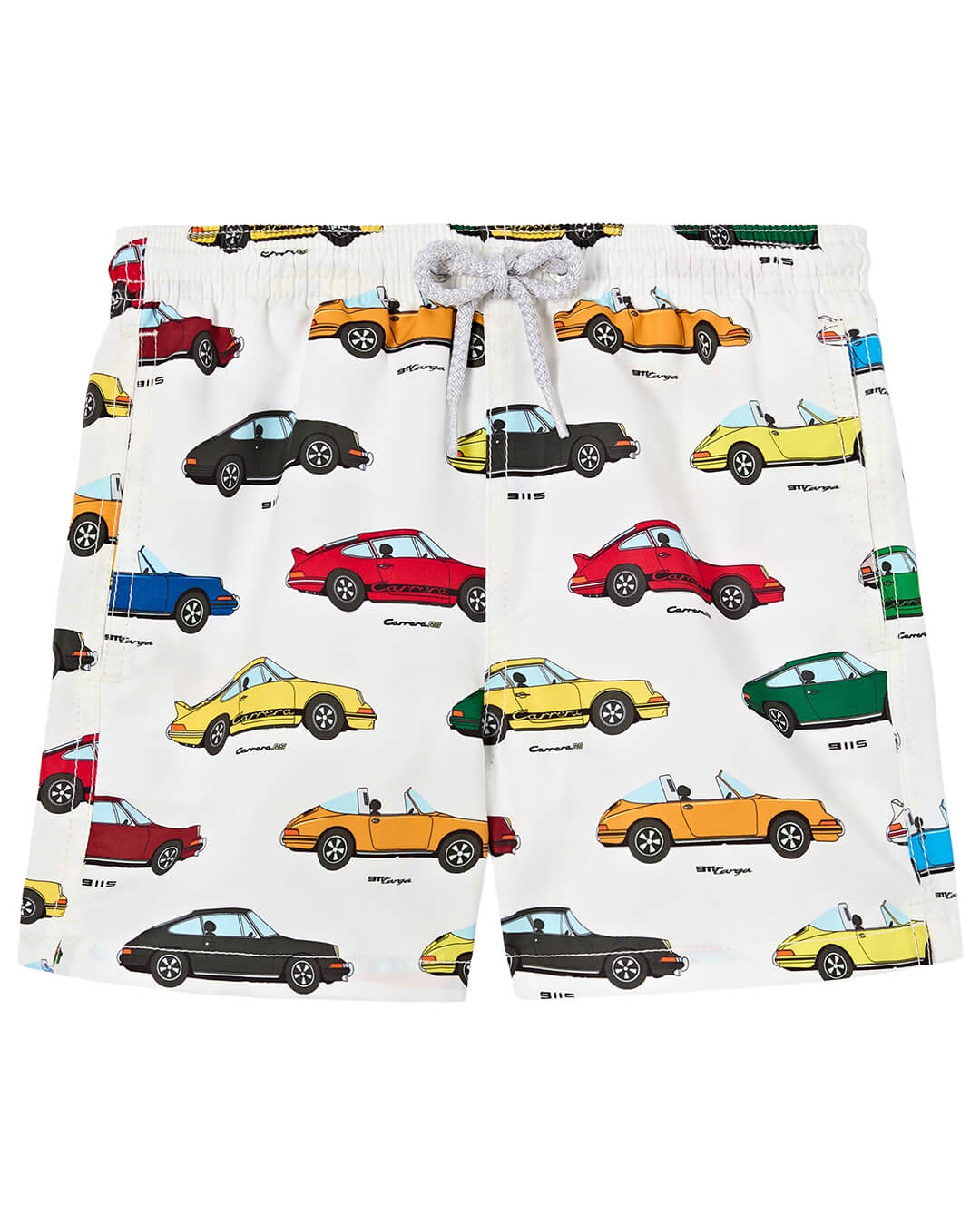 MC2 Saint Barth Swimwear JEAN PORSCHE PRINTED BOY SWIM SHORT