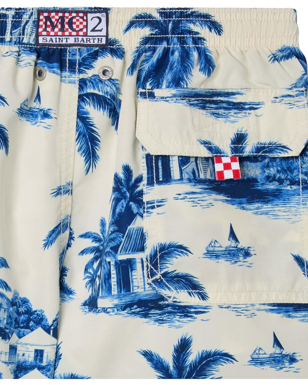 MC2 Saint Barth Swimwear JEAN ST BARTH PRINTED BOY SWIM SHORT RD