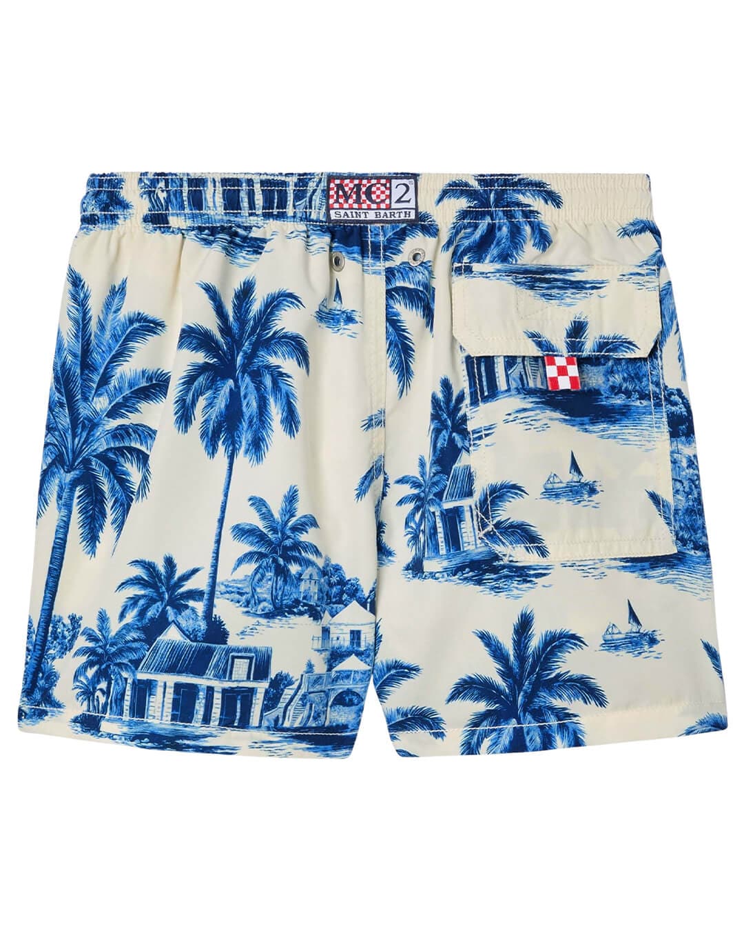 MC2 Saint Barth Swimwear JEAN ST BARTH PRINTED BOY SWIM SHORT RD
