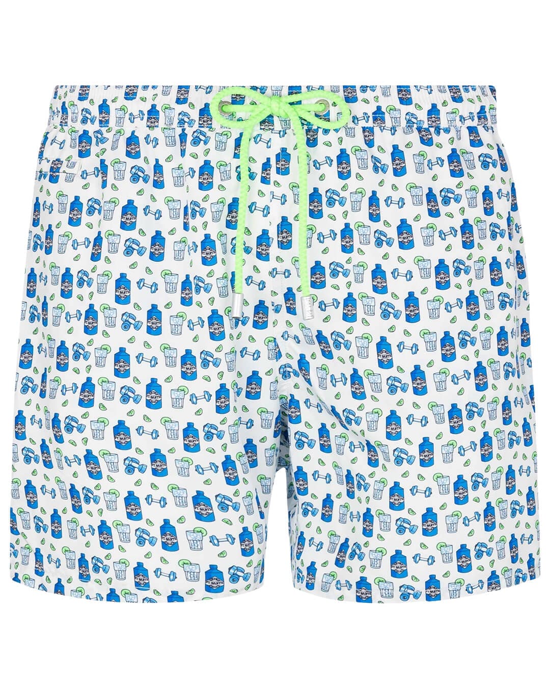 Mc2 White Gym Gin Ultralight Swim Shorts | Bortex - Bortex Fine Tailoring