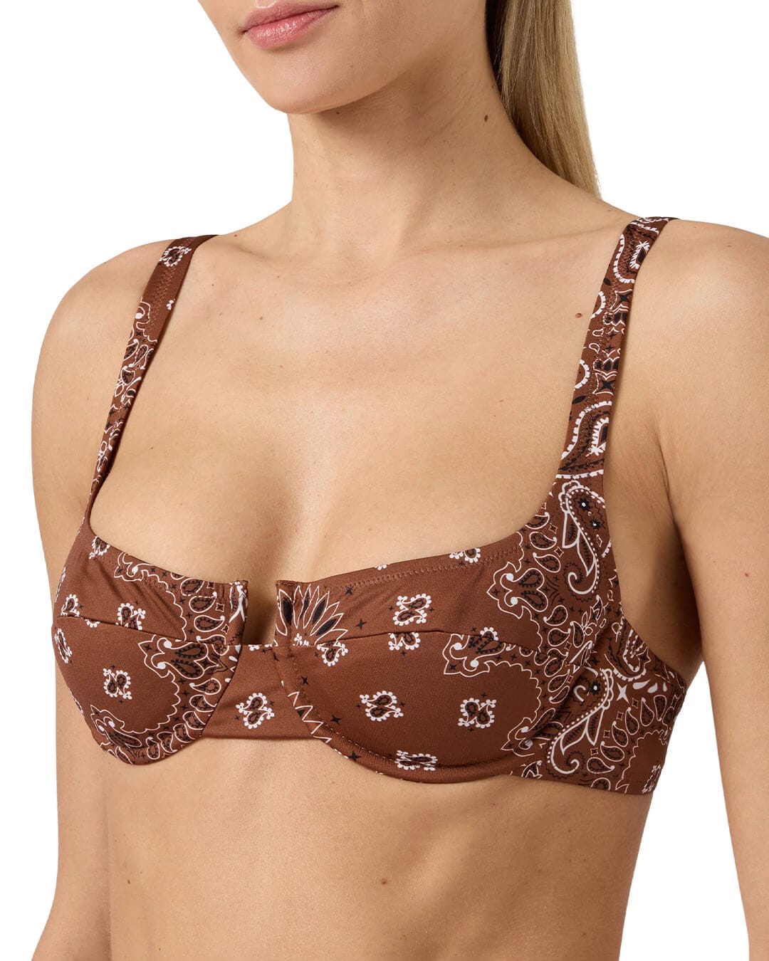 MC2 Saint Barth Swimwear MC2 Amira Balconette Bikini Top Bandanna Round