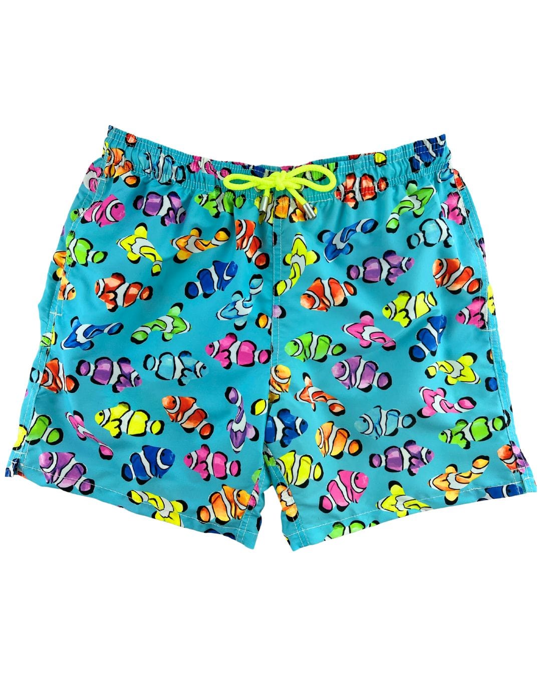 Mc2 Saint Barth Swimwear MC2 Blue Neon Clownfish Classic Swim Shorts