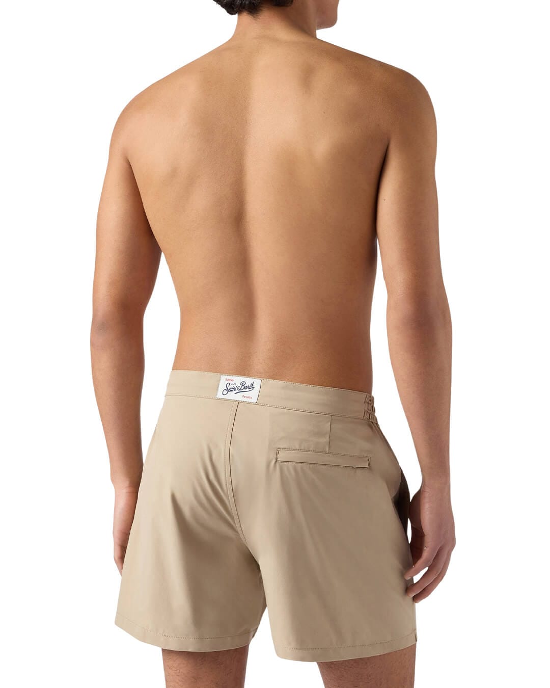 MC2 Saint Barth Swimwear MC2 CAPFERRAT BEIGE SLIM FIT STRETCH SWIM SHORT