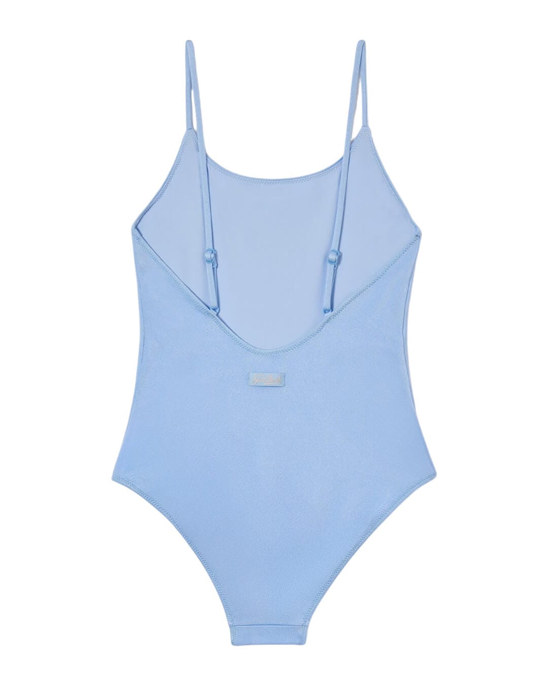 MC2 Saint Barth Swimwear MC2 CECILLE BLUE JR ROUND NECK ONE PIECE SWIMSUIT