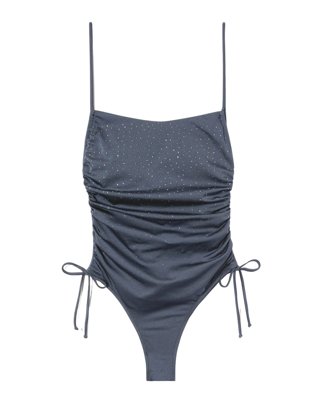 MC2 Saint Barth Swimwear MC2 ELIYA GREY ROUND NECK ONEPIECE SWIMSUIT
