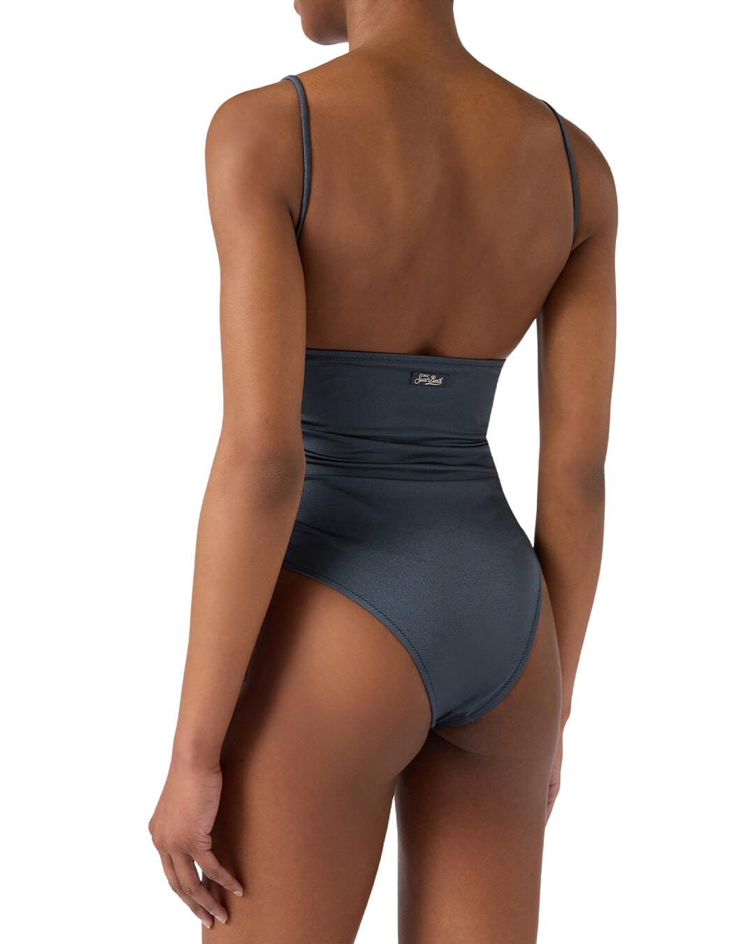 MC2 Saint Barth Swimwear MC2 ELIYA GREY ROUND NECK ONEPIECE SWIMSUIT