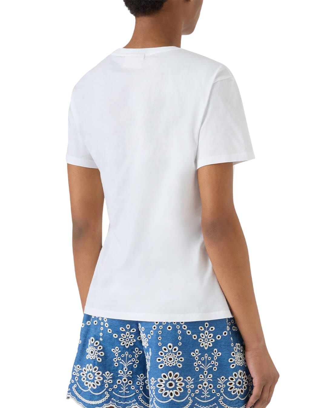 MC2 Saint Barth Swimwear MC2 Emilie Woman Cotton T-shirt Bikini Obsession 01n Strass