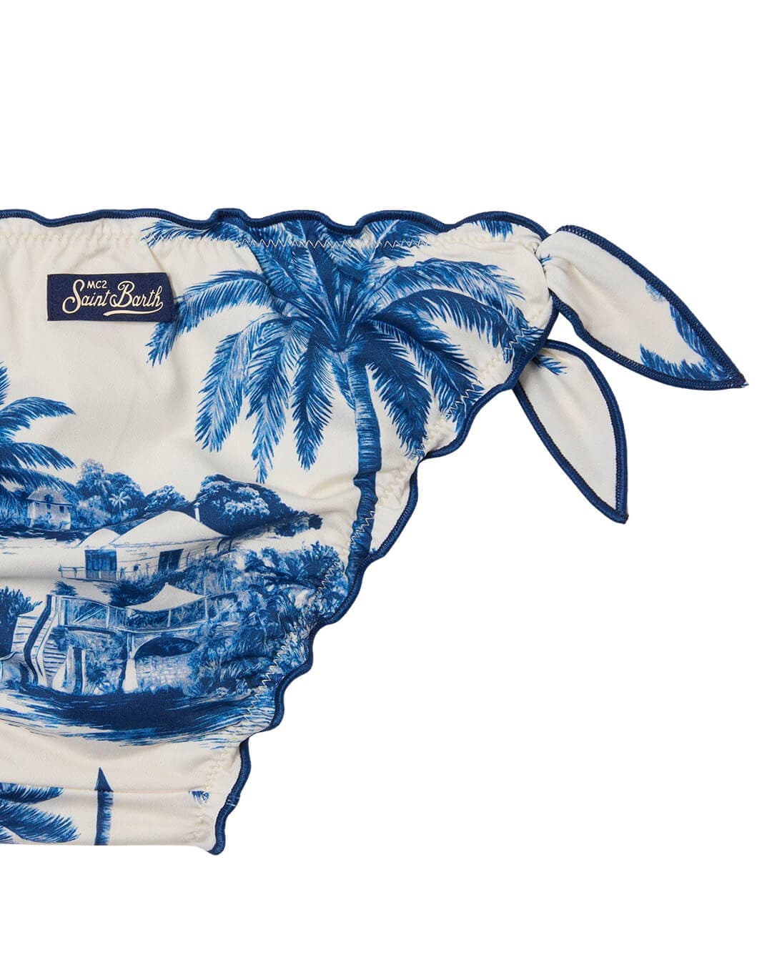 MC2 Saint Barth Swimwear MC2 Emy Bandeau Frou Frou Bikini Rd St Barth Jouy 1061 07498l