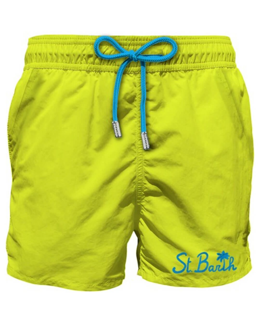 Mc2 Saint Barth Swimwear MC2 Fluor Green Swim Shorts