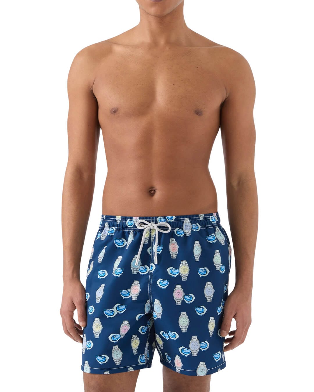 MC2 Saint Barth Swimwear MC2 GUSTAVIA CLASSIC SWIM SHORT PEARL WATCH
