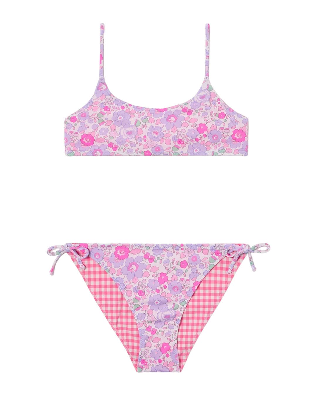 MC2 Saint Barth Swimwear MC2 JAIDEN DOUBLE BRALETTE BIKINI DOUBLE GIRL BETSY 2425 VICHY